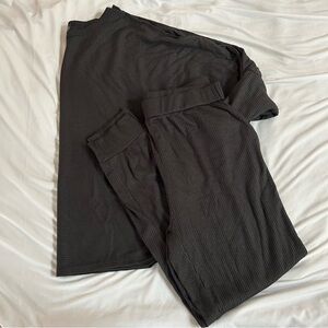 Women’s Two Piece Black Lounge Set Size Large